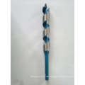 Schneckenbohrer mit blauer Flöte, Sechskant-Schnellwechselschaft,